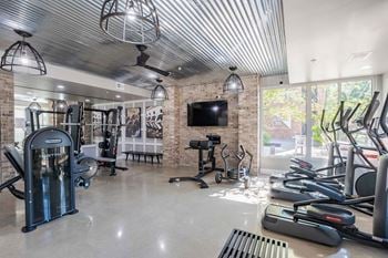 Modern fitness center